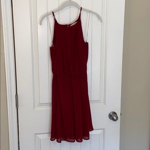 Francesca’s red dress